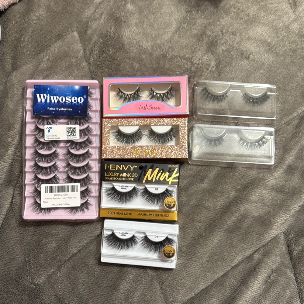 False Eyelashes Set - Black